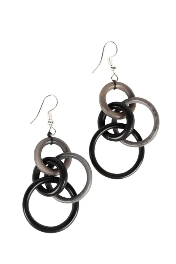 Stormcloud Tagua Earrings