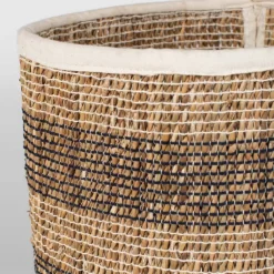 Striped Hogla Basket