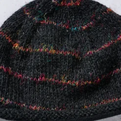 Striped Recycled Wool Knit Hat