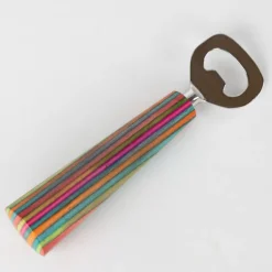 Striped Wood Bottle Opener