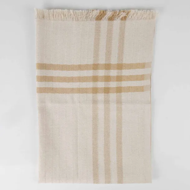 Sunny Stripe Checked Tea Towel