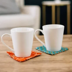 Surprise Kantha Coasters