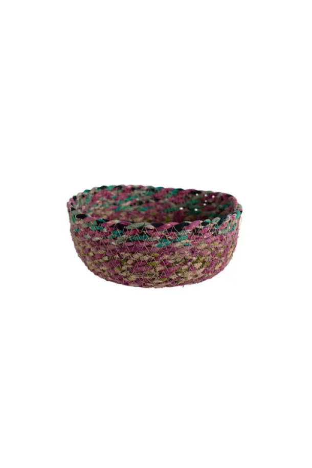Swirling Sari Basket