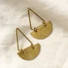 Tana Brass Post Earrings