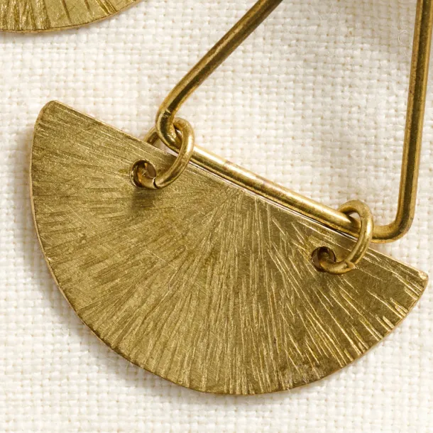 Tana Brass Post Earrings