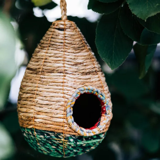 Teardrop Sari Birdhouse