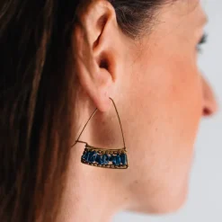 Teja Lapis Drop Earrings