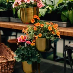 Tiered Brass Plant Stand