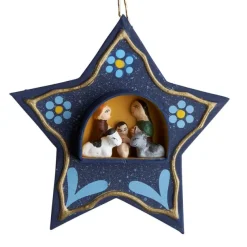 Tiny Retablo Star Ornament