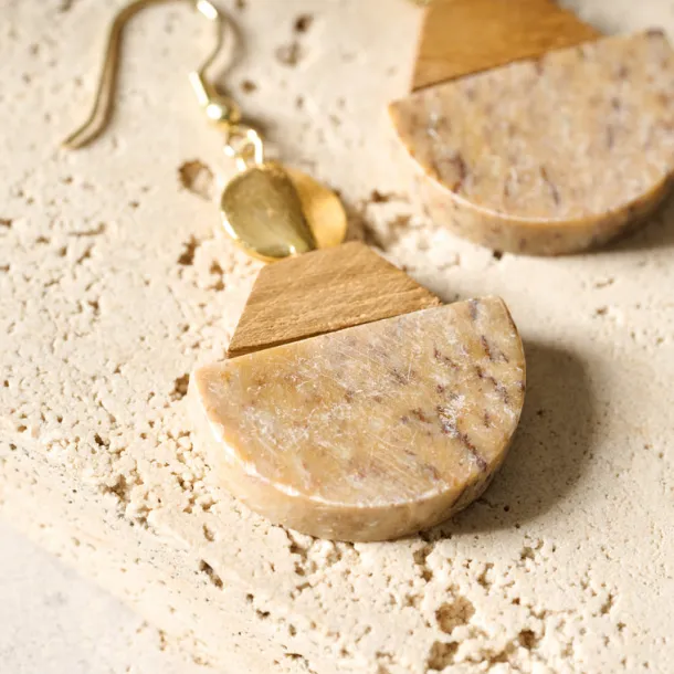 Tirsuli Gorara Stone Drop Earrings
