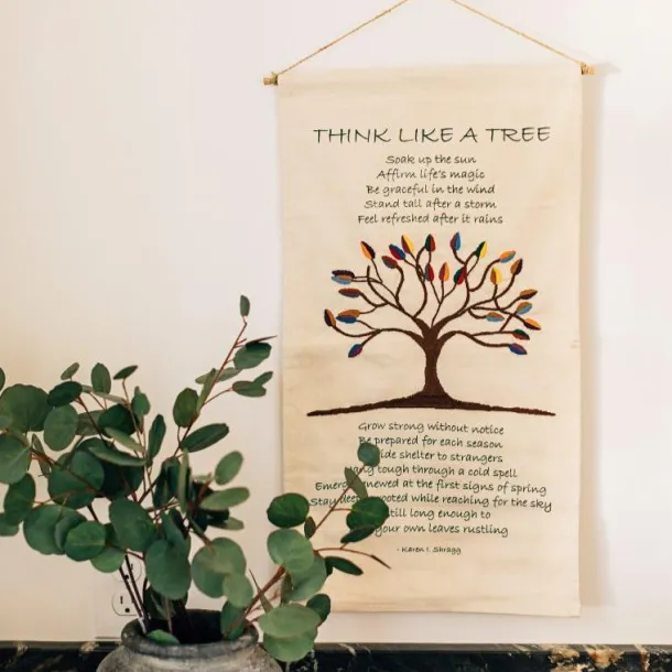 Tree Poem Wall Hanging