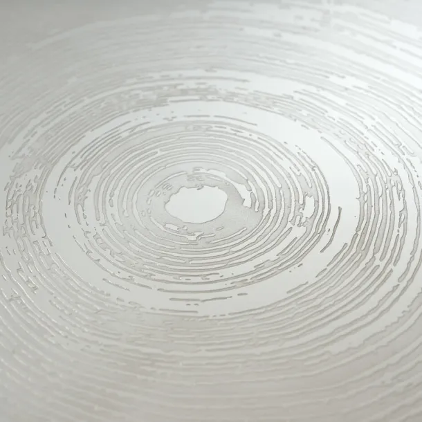 Tree Rings Steel Serving Tray