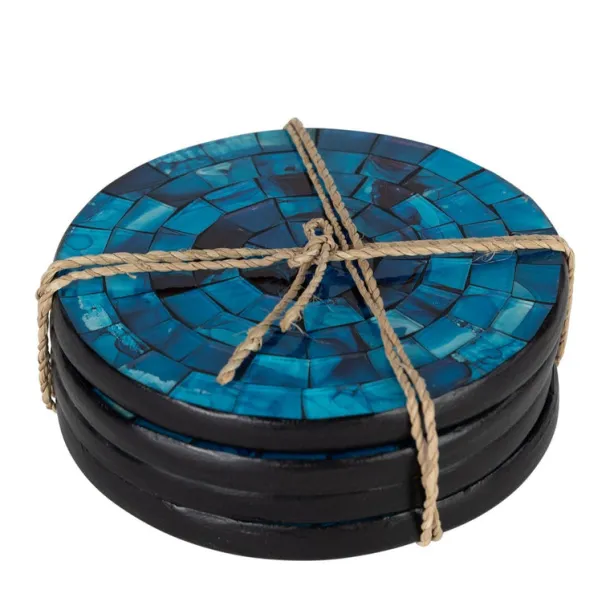 Tropical Waters Mosaic Coasters