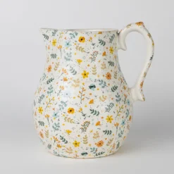 Tula Floral Ceramic Pitcher