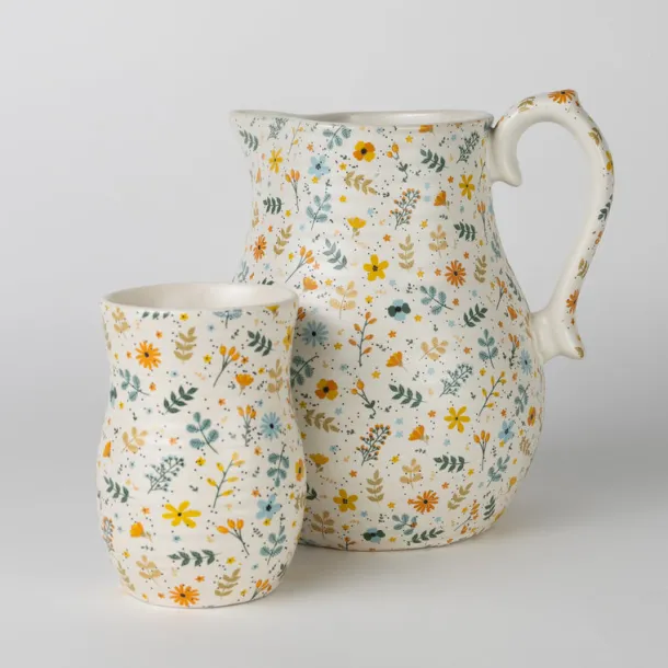 Tula Floral Ceramic Tumbler