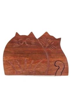 Twin Kitties Puzzle Box
