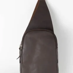 Umber Eco-Leather Sling Bag