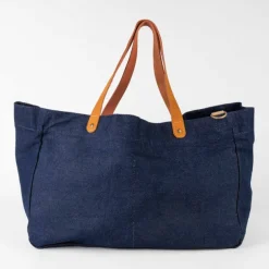 Upcycled Denim Weekender Bag