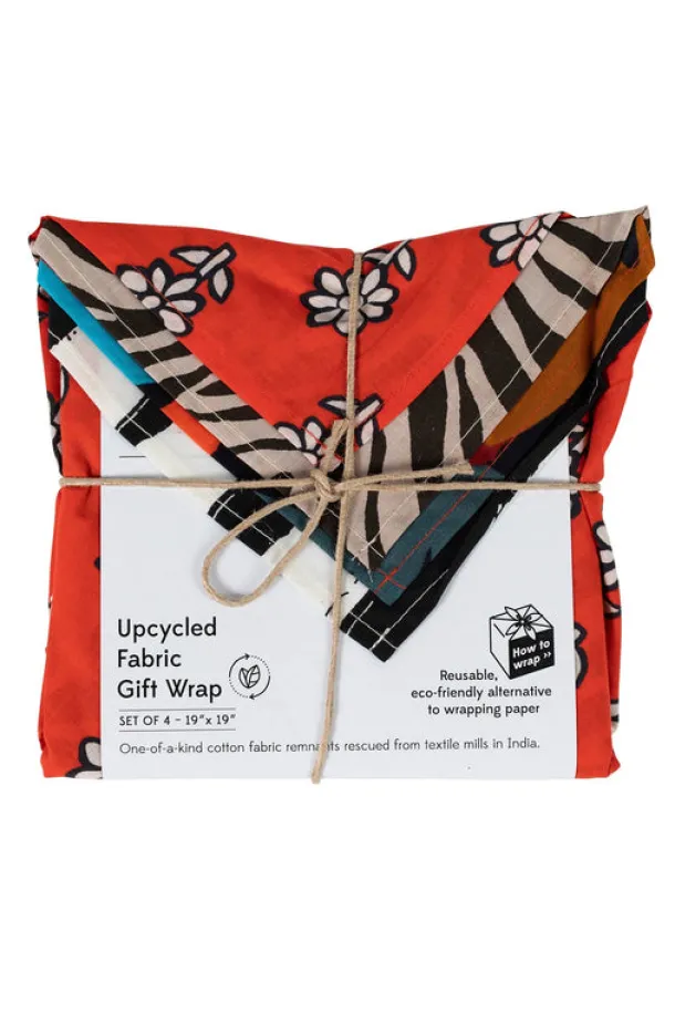 Upcycled Gift Wrap Set