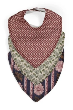 Upcycled Sari Baby Bibs
