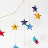 Upcycled Sari Star Valance