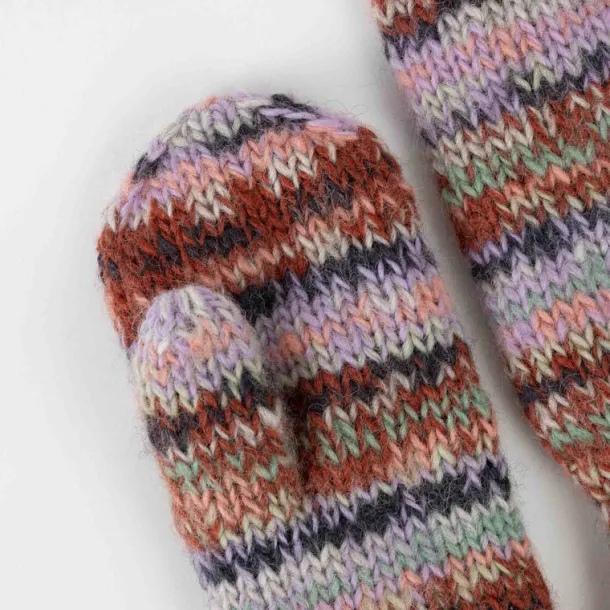 Warm Stripe Mittens