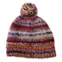 Warm Stripe Wool Hat