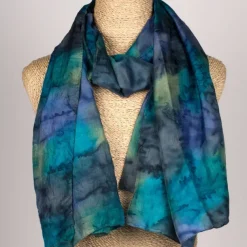 Waterfall Painted Scarf
