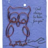 Wire Owl Gift Bookmark
