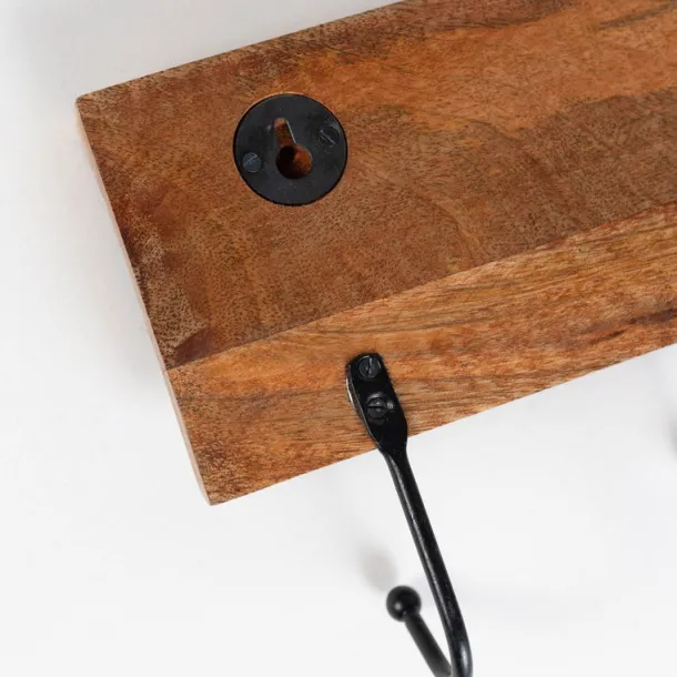 Wood Slice Wall Hook