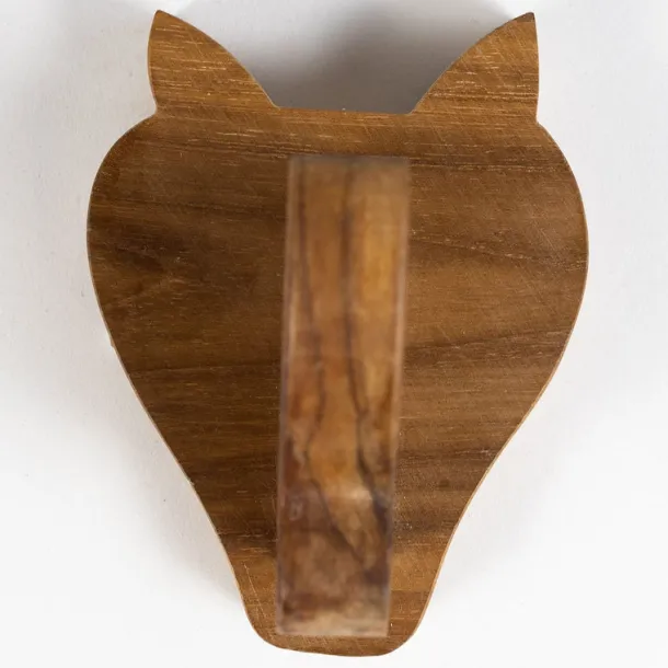 Wooden Rhino Wall Hook