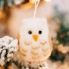 Wool Owl Ornament