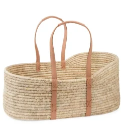 Woven Palm Leaf Moses Basket