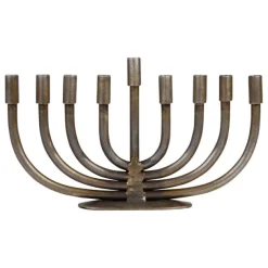 Wrought Iron Menorah