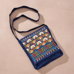 Yatri Embroidered Crossbody Bag