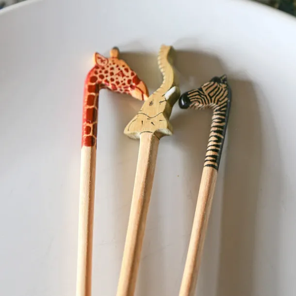 Zebra Chopstick Pair