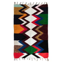 Zig-Zag Chenille Rug