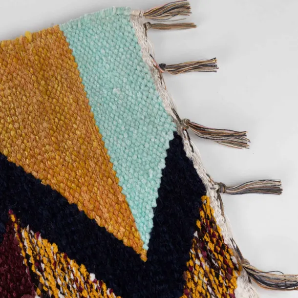 Zig-Zag Chenille Rug